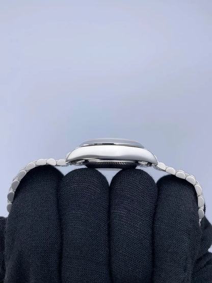 oyster Rolex Datejust Silver Diamond - Hình 5
