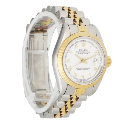 Rolex Two-Tone White Dial Ladies - Hình 3