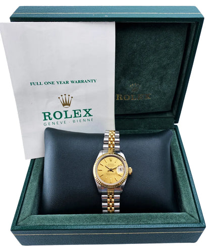Rolex Two-Tone Gold Ladies Jubilee - Hình 2
