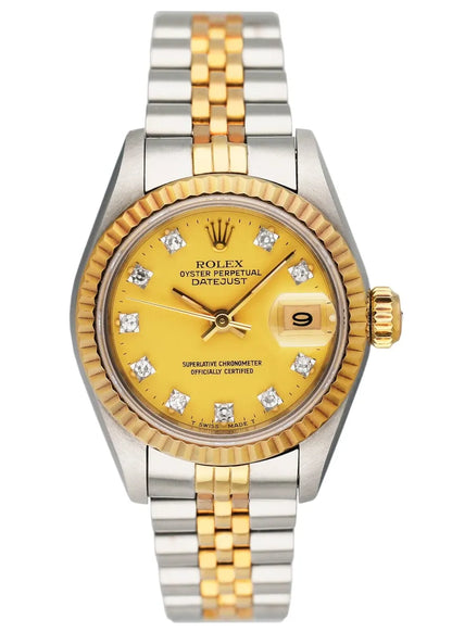 Rolex Datejust Yellow Diamond Dial - Hình 10