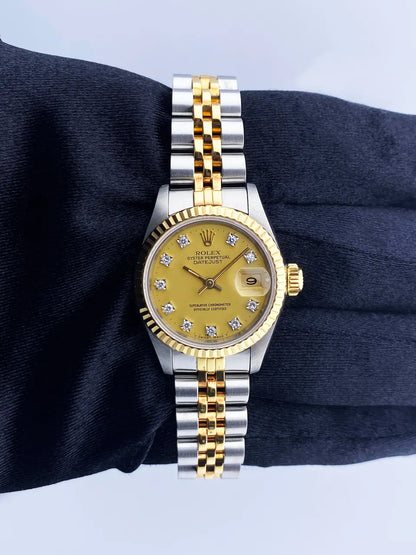 Rolex Datejust Yellow Diamond Dial - Hình 2
