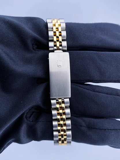 Rolex Gold Linen Dial datejust - Hình 7