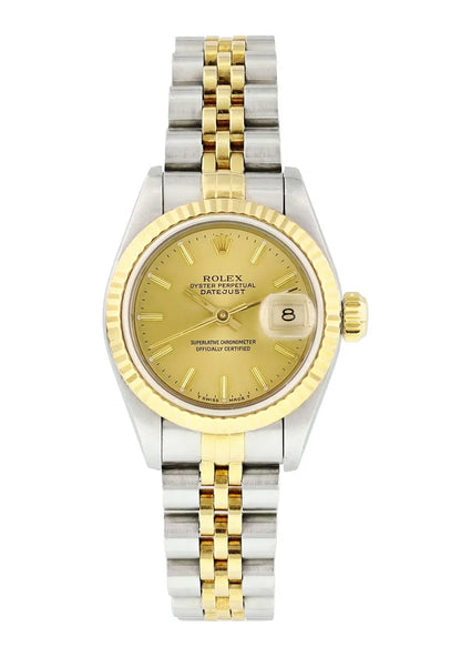 Rolex Two-Tone Gold Datejust dial