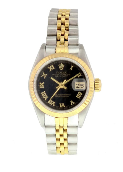 Rolex Two-Tone Black Roman