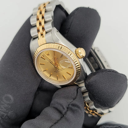 datejust Rolex Two-Tone Gold Dial - Hình 6