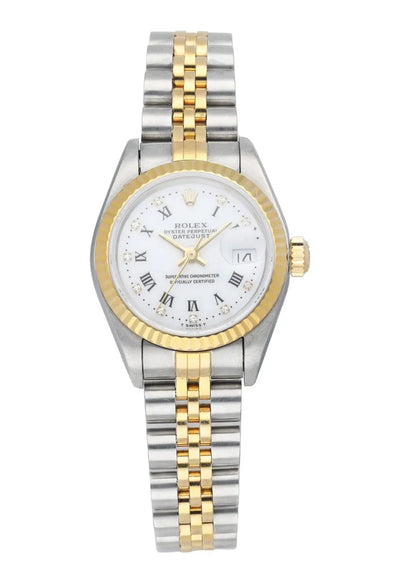 datejust Rolex Two-Tone Diamond Ladies Watch