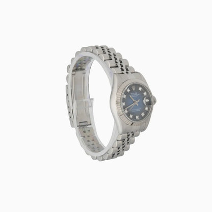 Rolex Blue Diamond Dial Ladies - Hình 3