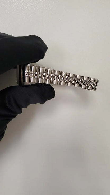 fluted Rolex Datejust Silver Dial Steel - Hình 7