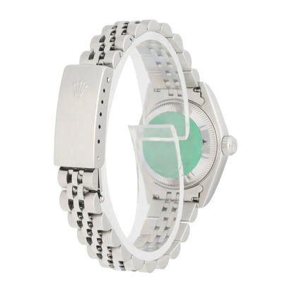 fluted Rolex Datejust Silver Dial Steel - Hình 4