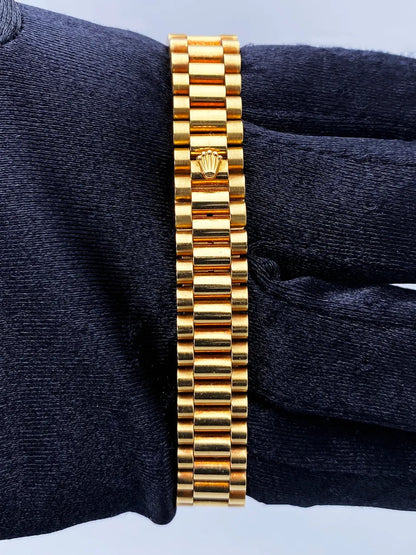 Rolex Gold Blue Diamond Dial - Hình 7