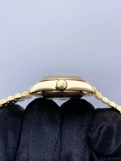 Rolex Gold Diamond Champagne - Hình 4