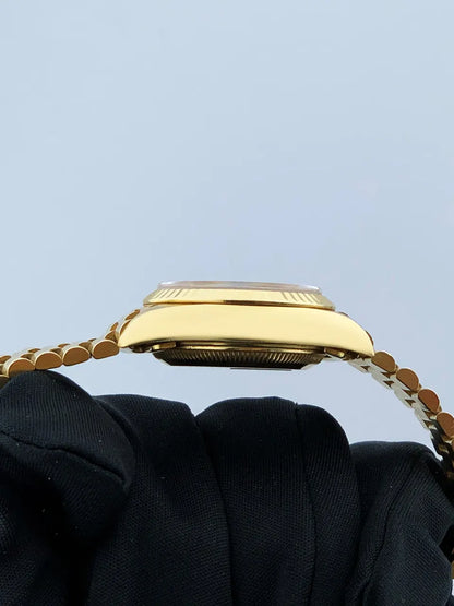 Rolex Gold Roman Numeral Datejust - Hình 5