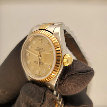 Rolex Gold Dial Diamonds - Hình 6