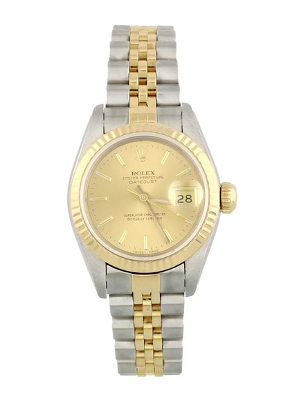 datejust Rolex Two-Tone Gold Champagne - Hình 5