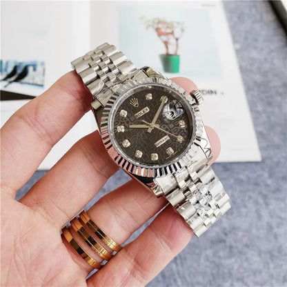 Datejust Black Pattern Diamond - Hình 6