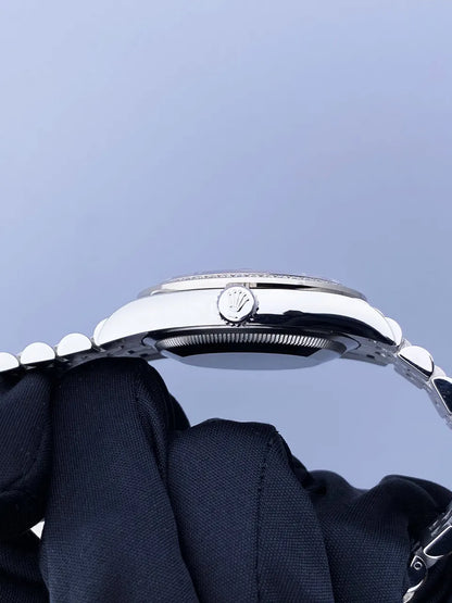 Rolex Datejust Gray Dial Diamond - Hình 5