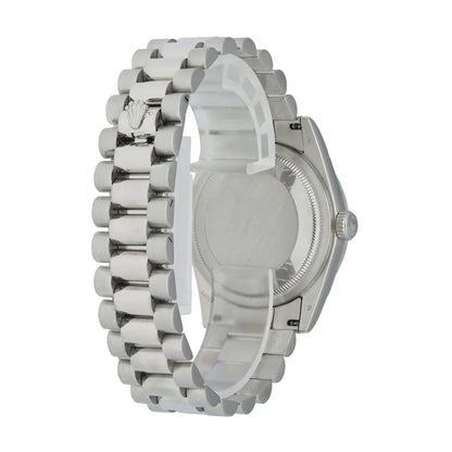 Rolex Day-Date Silver Dial stainless steel - Hình 4