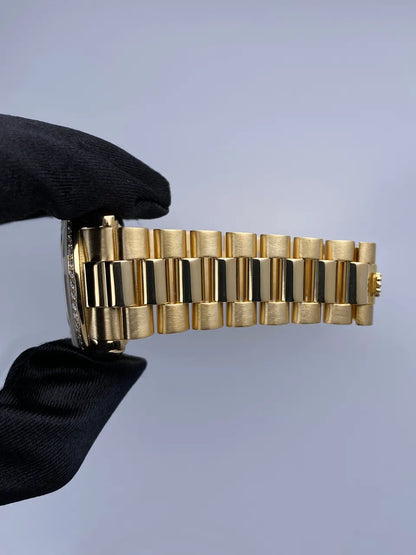 day Rolex Gold Diamond Pave - Hình 8