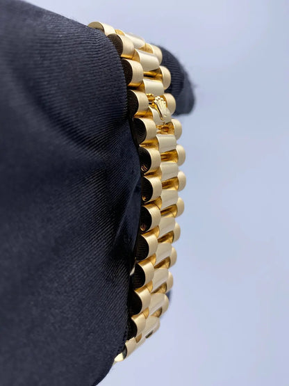day Rolex Gold Diamond Pave - Hình 7