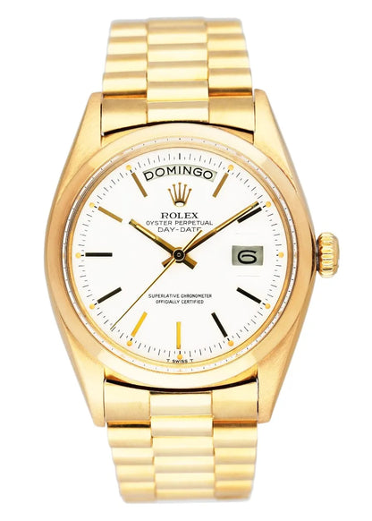 Rolex Day-Date Gold White Dial