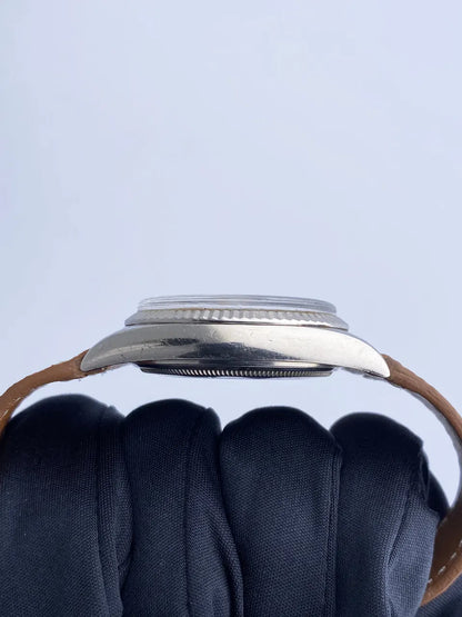 Rolex Day-Date Silver Leather - Hình 5