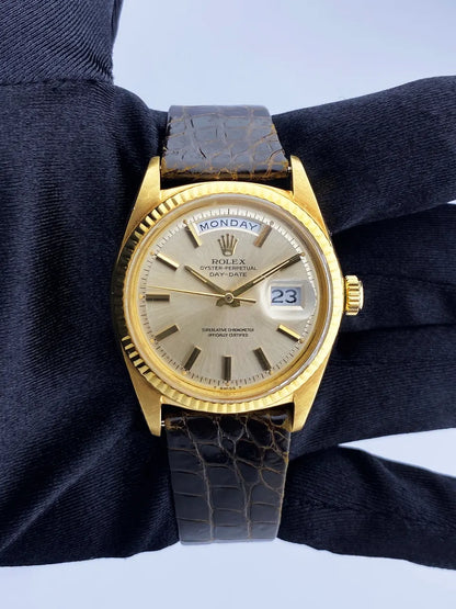 strap Rolex Gold Leather Day-Date - Hình 2