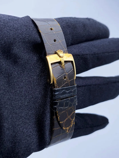 strap Rolex Gold Leather Day-Date - Hình 5
