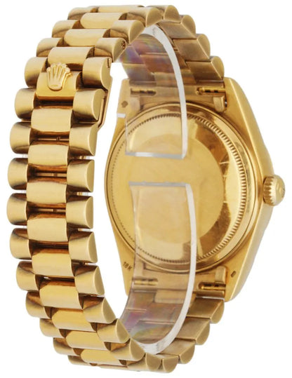 day Rolex Gold Champagne Diamond - Hình 4