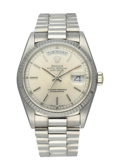 Rolex Day-Date Steel Silver