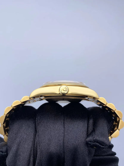Rolex Gold Black Wood - Hình 5