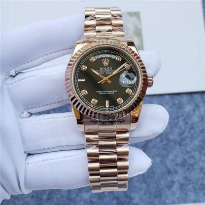 Rolex Olive Green Gold - Hình 2