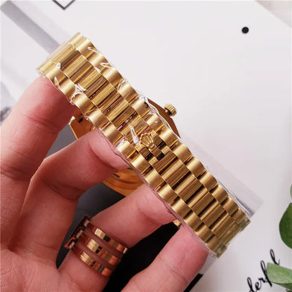 Rolex Gold Silver Day-Date - Hình 4