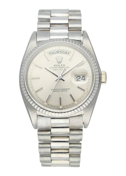 dial Rolex Day-Date Silver Stainless
