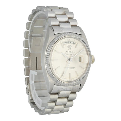 dial Rolex Day-Date Silver Stainless - Hình 3