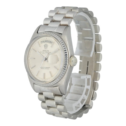 dial Rolex Day-Date Silver Stainless - Hình 2