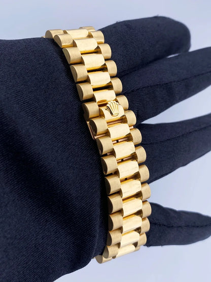 Rolex Day-Date Blue Dial Gold - Hình 6