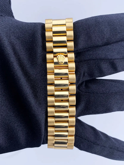 Rolex Day-Date Blue Dial Gold - Hình 7
