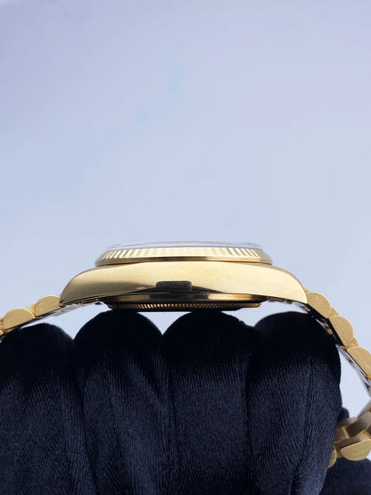 Rolex Day-Date Blue Dial Gold - Hình 5