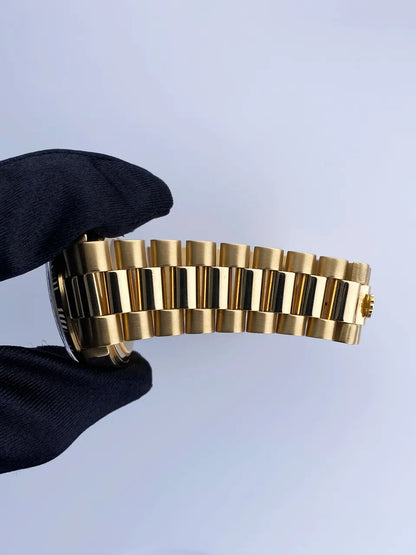 Rolex Day-Date Blue Dial Gold - Hình 8