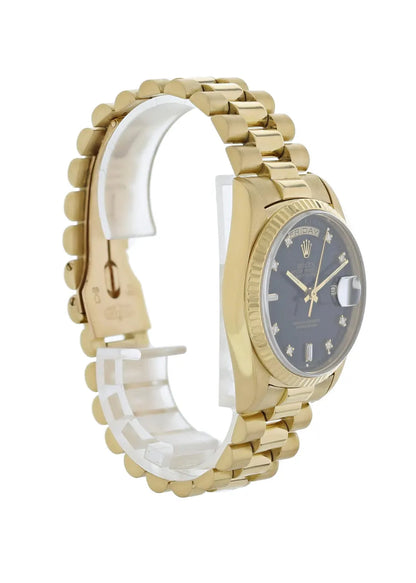 Rolex Gold Black Diamond - Hình 4