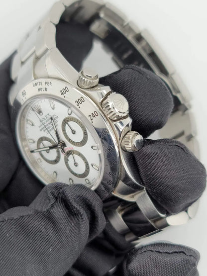 Daytona White Dial Steel Chronograph - Hình 3
