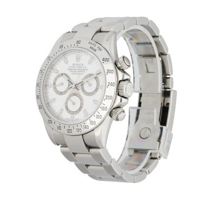 stainless Rolex Daytona White Dial - Hình 2