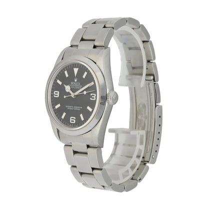 Rolex Explorer I Black Dial stainless - Hình 3
