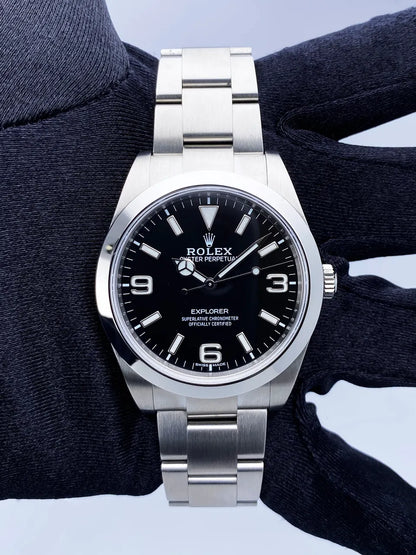 Rolex Explorer Black Dial watch - Hình 3