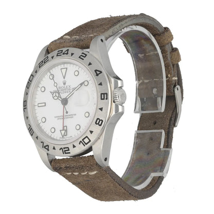 Rolex Explorer II Suede Strap - Hình 2