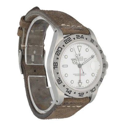 Rolex Explorer II Suede Strap - Hình 3
