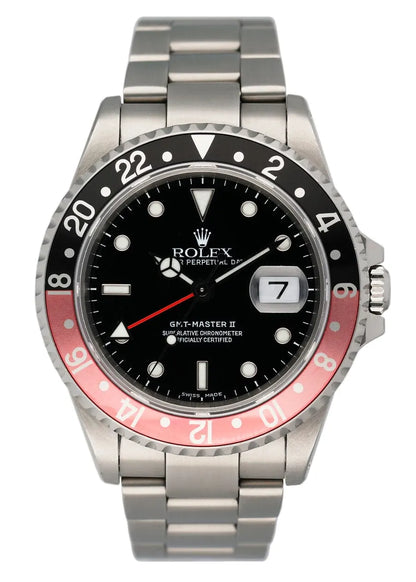 stainless Rolex Coke Bezel GMT-Master II