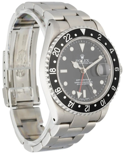stainless Rolex GMT-Master II Black Bezel - Hình 3