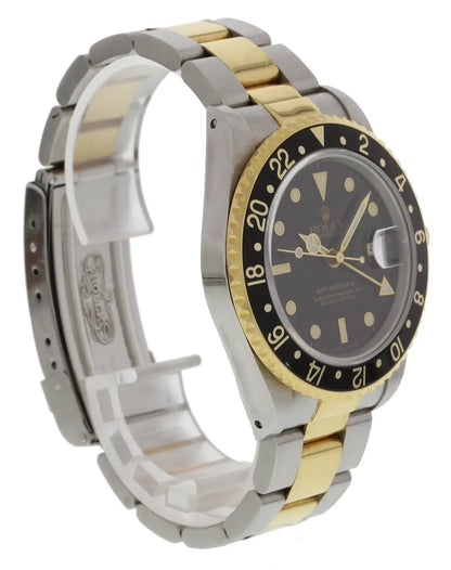 Rolex Two-Tone GMT Black Bezel - Hình 3