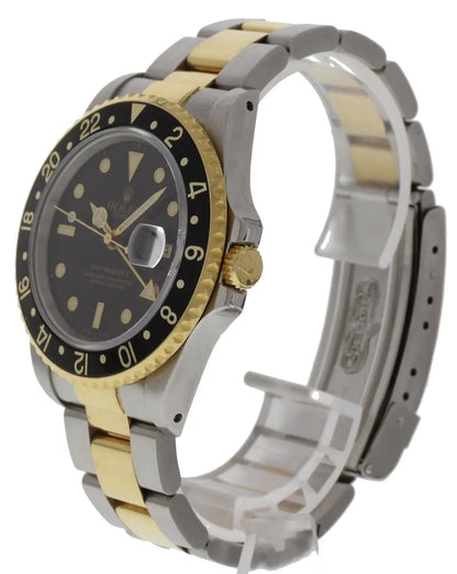 Rolex Two-Tone GMT Black Bezel - Hình 4